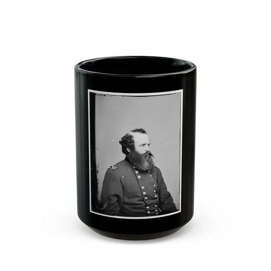 Portrait Of Maj. Gen. Romeyn B. Ayres, Officer Of The Federal Army (U.S. Civil War) Black Coffee Mug 15oz - Go Mug Yourself
