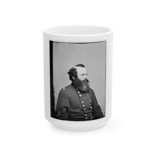 Portrait Of Maj. Gen. Romeyn B. Ayres, Officer Of The Federal Army (U.S. Civil War) White Coffee Mug 15oz - Go Mug Yourself