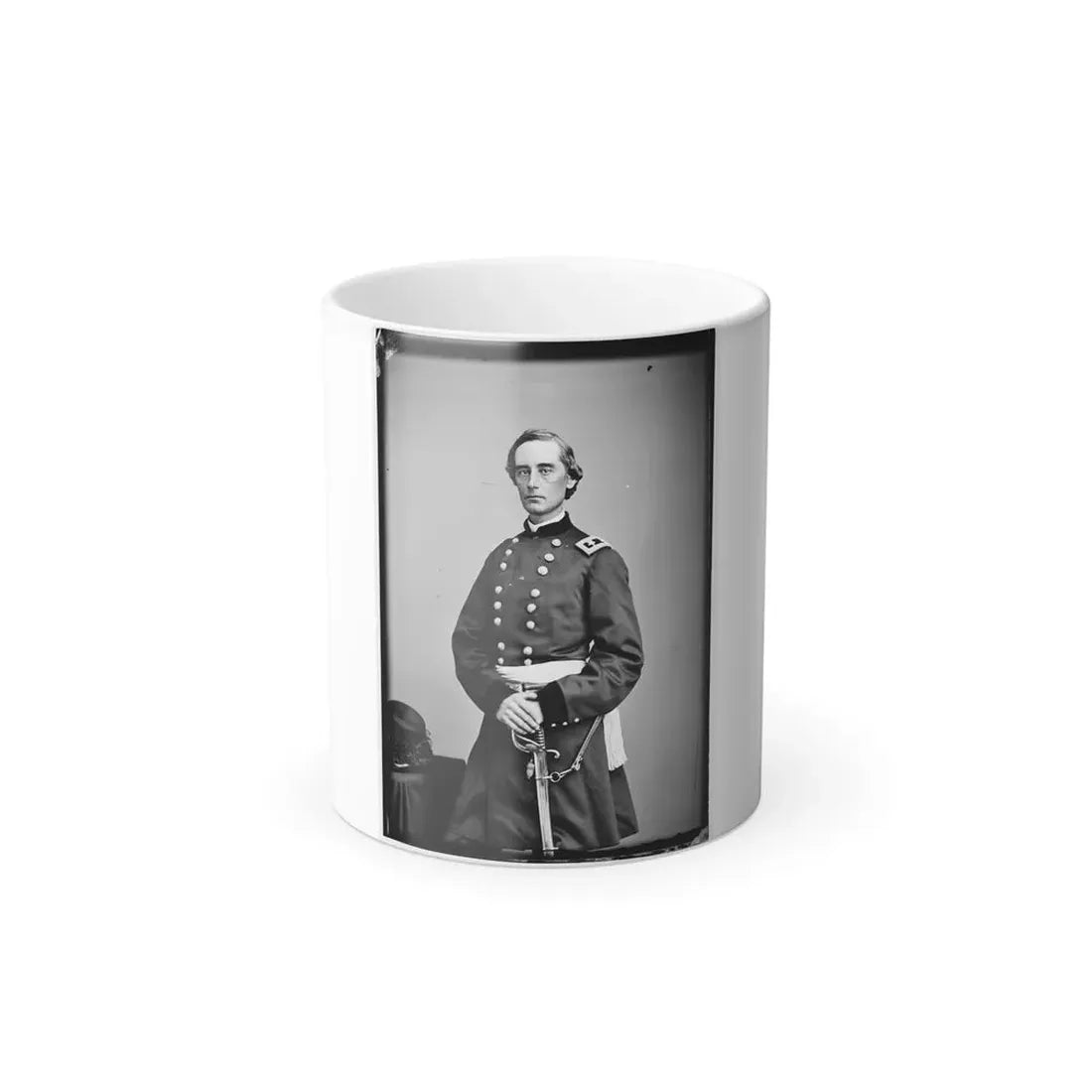 Portrait of Maj. Gen. Schuyler Hamilton, Officer of the Federal Army (U.S. Civil War) Color Changing Coffee Mug 11oz Default Title 11oz - Go Mug Yourself