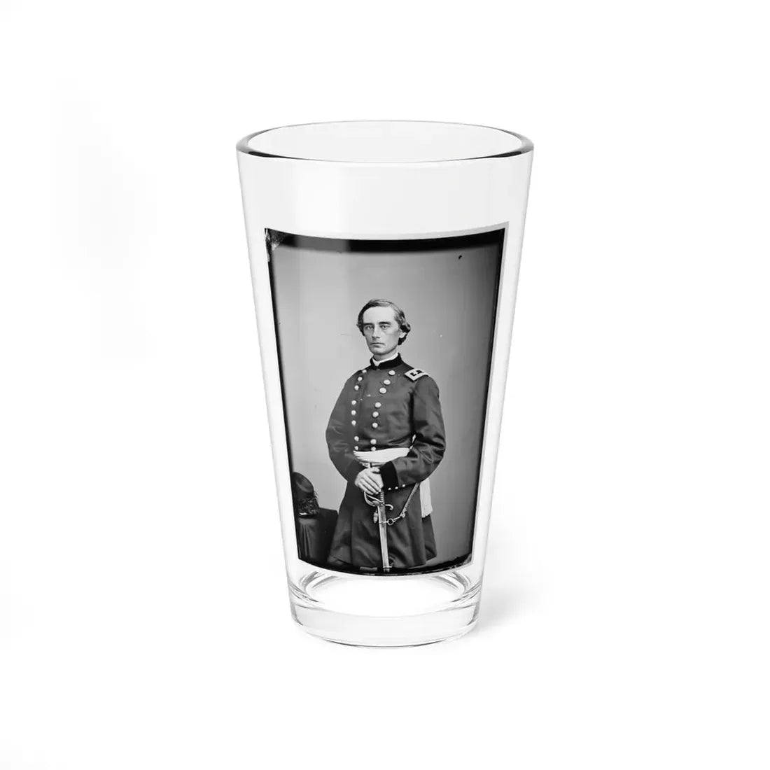 Portrait Of Maj. Gen. Schuyler Hamilton, Officer Of The Federal Army (U.S. Civil War) Pint Glass 16oz 16oz - Go Mug Yourself