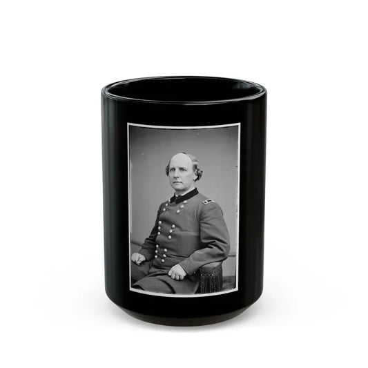 Portrait Of Maj. Gen. Stephen A. Hurlbut, Officer Of The Federal Army (U.S. Civil War) Black Coffee Mug 15oz - Go Mug Yourself