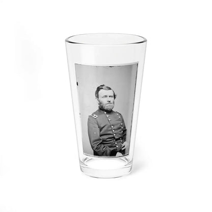 Portrait Of Maj. Gen. Ulysses S. Grant, Officer Of The Federal Army (U.S. Civil War) Pint Glass 16oz 16oz - Go Mug Yourself