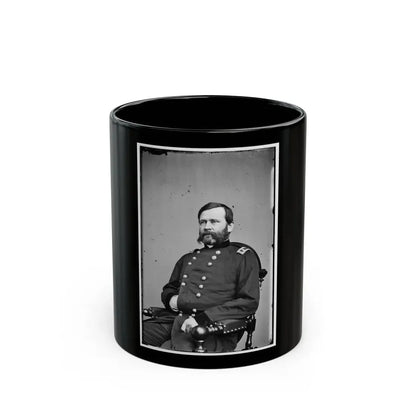 Portrait Of Maj. Gen. William B. Franklin, Officer Of The Federal Army (U.S. Civil War) Black Coffee Mug 11oz - Go Mug Yourself