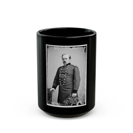 Portrait Of Maj. Gen. William F. Smith, Officer Of The Federal Army (U.S. Civil War) Black Coffee Mug 15oz - Go Mug Yourself