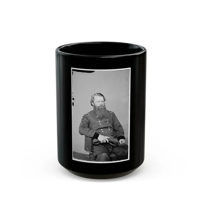 Portrait Of Maj. Gen. William W. Belknap, Officer Of The Federal Army (U.S. Civil War) Black Coffee Mug 15oz - Go Mug Yourself