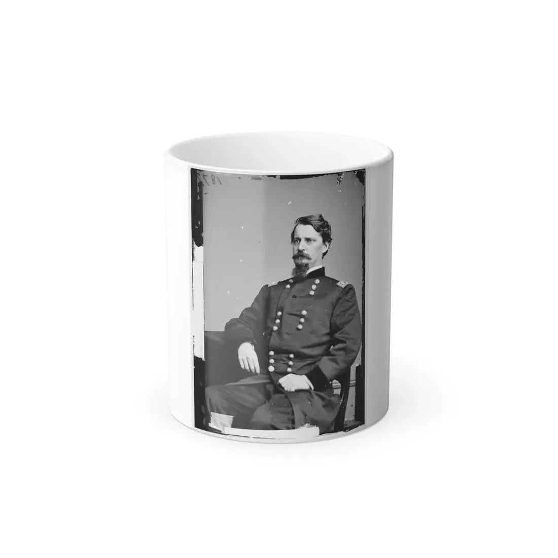 Portrait of Maj. Gen. Winfield S. Hancock, Officer of the Federal Army (U.S. Civil War) Color Changing Coffee Mug 11oz Default Title 11oz - Go Mug Yourself