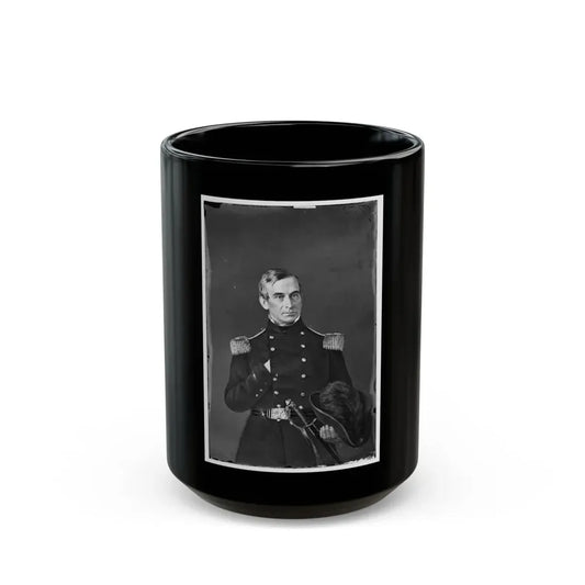 Portrait Of Maj. Robert Anderson (Brig. Gen. From May 15, 1861), Officer Of The Federal Army (U.S. Civil War) Black Coffee Mug 15oz - Go Mug Yourself