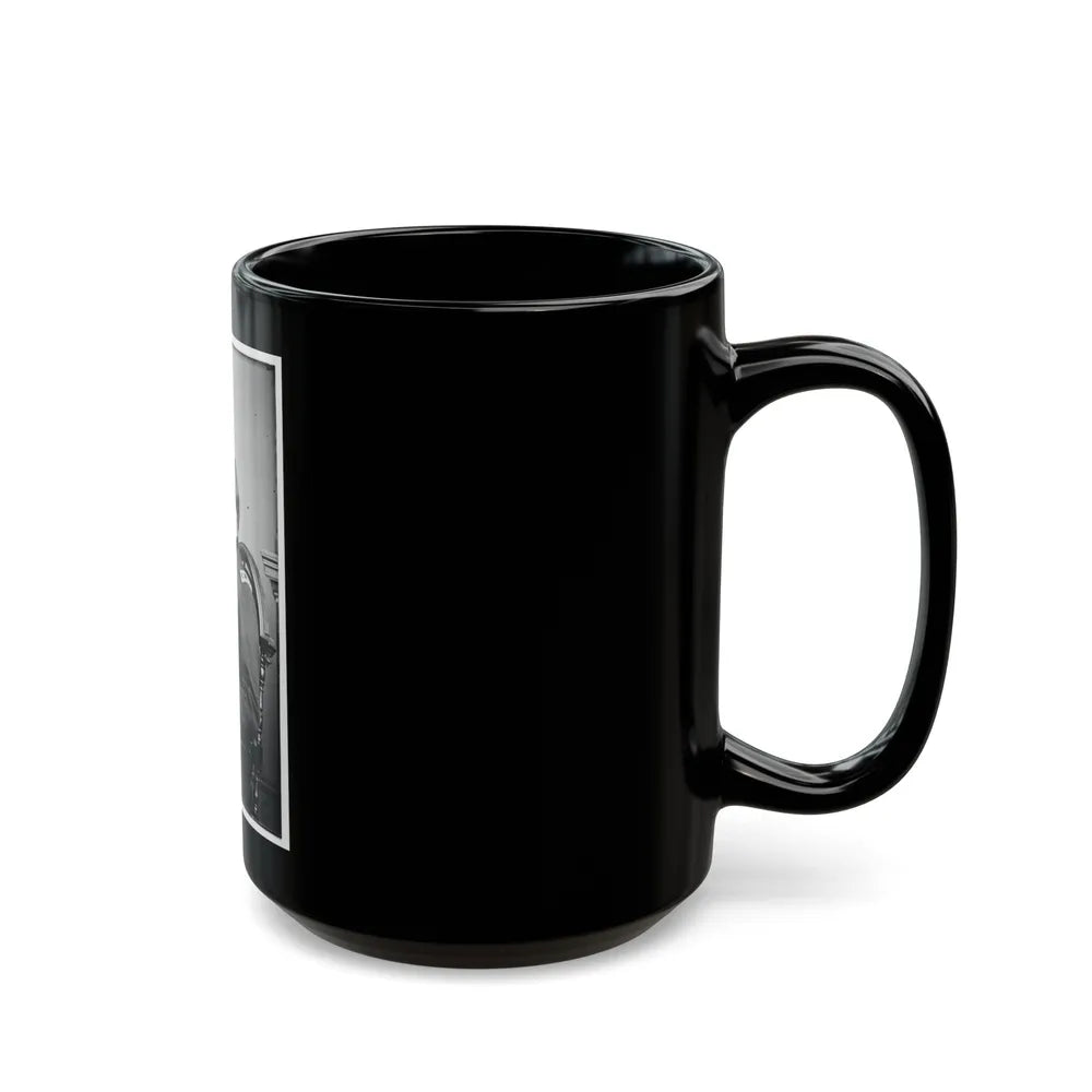 Portrait Of Maj. Gen. Alexander Mcd. Mccook, Officer Of The Federal Army (U.S. Civil War) Black Coffee Mug-Go Mug Yourself