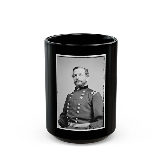 Portrait Of Maj. Gen. Alfred Pleasonton, Officer Of The Federal Army (U.S. Civil War) Black Coffee Mug-15oz-Go Mug Yourself