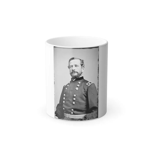 Portrait of Maj. Gen. Alfred Pleasonton, Officer of the Federal Army (U.S. Civil War) Color Changing Coffee Mug 11oz-11oz-Go Mug Yourself