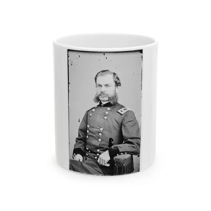 Portrait Of Maj. Gen. Alfred T. A. Torbert, Officer Of The Federal Army (U.S. Civil War) White Coffee Mug-11oz-Go Mug Yourself