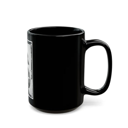 Portrait Of Maj. Gen. (As Of Apr. 15, 1865) George A. Custer, Officer Of The Federal Army (U.S. Civil War) Black Coffee Mug-Go Mug Yourself