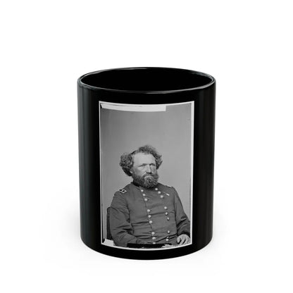 Portrait Of Maj. Gen. (As Of Aug. 21, 1865) Mortimer D. Leggett, Officer Of The Federal Army (U.S. Civil War) Black Coffee Mug-11oz-Go Mug Yourself