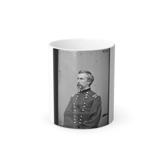 Portrait of Maj. Gen. (As of Mar. 29, 1865) Joshua L. Chamberlain, Officer of the Federal Army (U.S. Civil War) Color Changing Coffee Mug 11oz-11oz-Go Mug Yourself