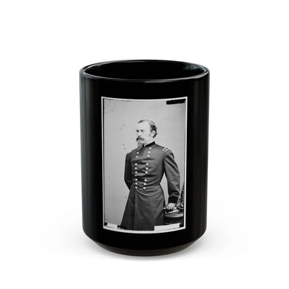 Portrait Of Maj. Gen. (As Of May 6, 1865) James H. Wilson, Officer Of The Federal Army (U.S. Civil War) Black Coffee Mug-15oz-Go Mug Yourself