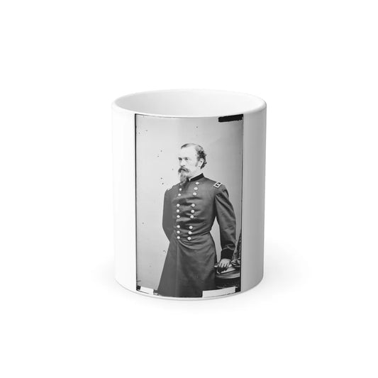 Portrait of Maj. Gen. (As of May 6, 1865) James H. Wilson, Officer of the Federal Army (U.S. Civil War) Color Changing Coffee Mug 11oz-11oz-Go Mug Yourself