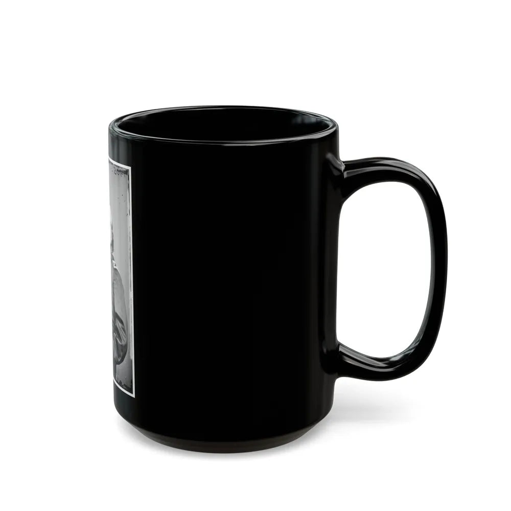 Portrait Of Maj. Gen. Benjamin F. Butler, Officer Of The Federal Army (U.S. Civil War) Black Coffee Mug-Go Mug Yourself