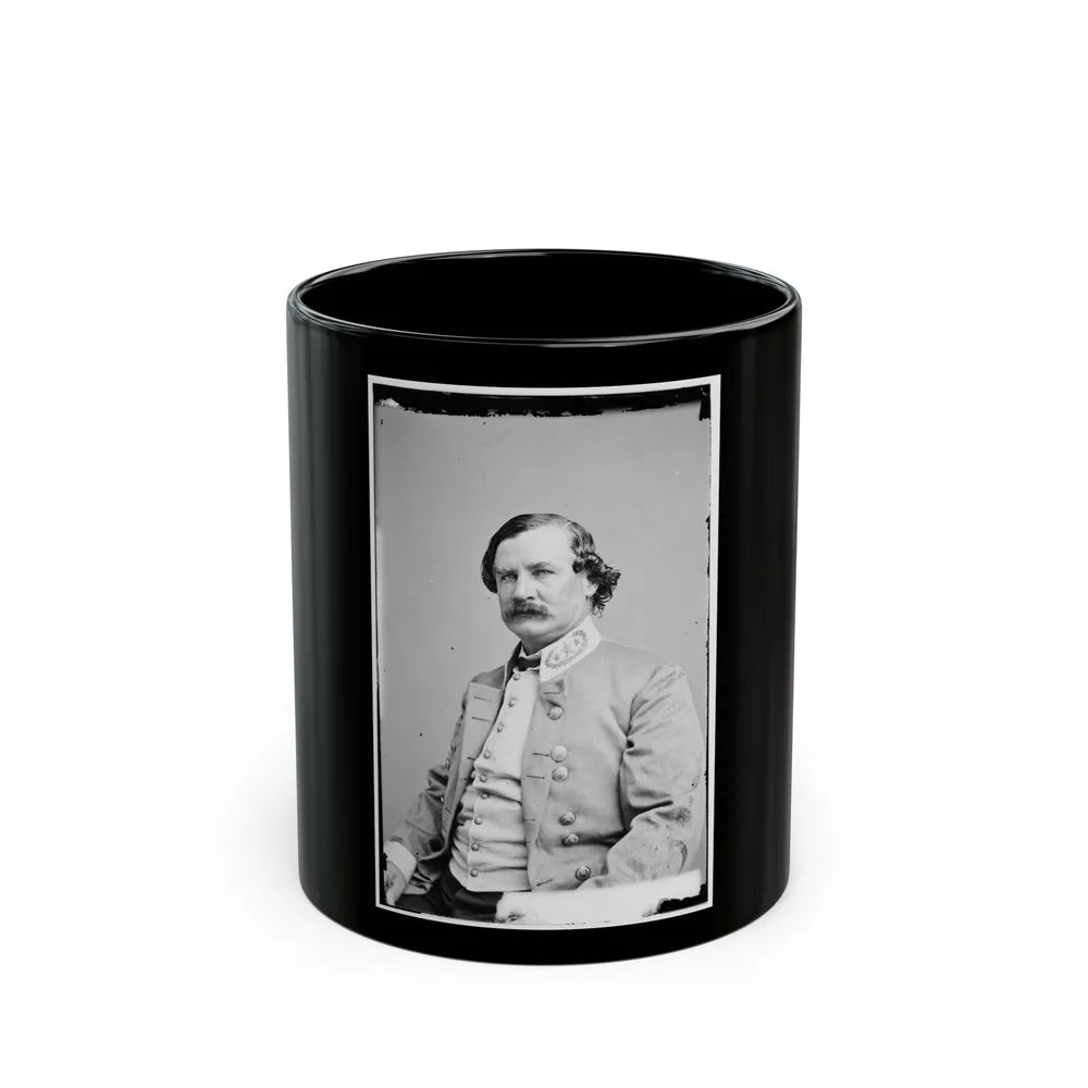 Portrait Of Maj. Gen. Benjamin F. Cheatham, Officer Of The Confederate Army (U.S. Civil War) Black Coffee Mug-11oz-Go Mug Yourself