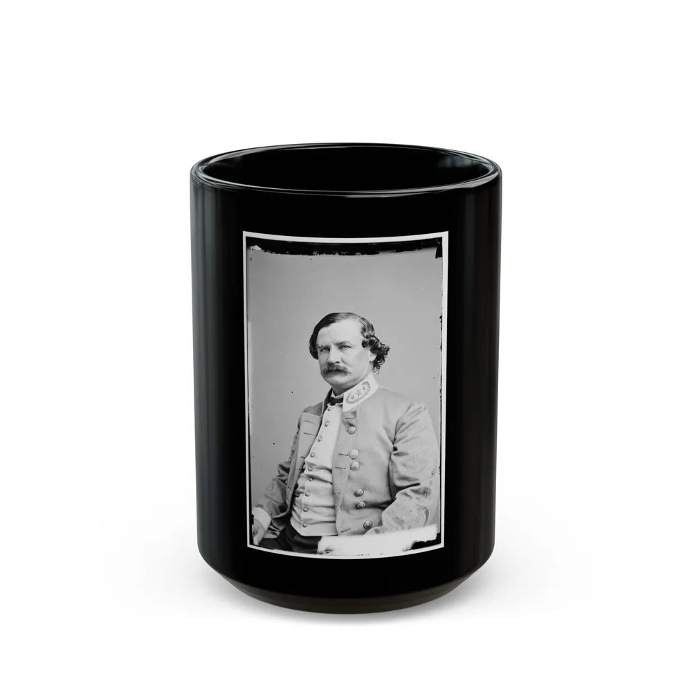 Portrait Of Maj. Gen. Benjamin F. Cheatham, Officer Of The Confederate Army (U.S. Civil War) Black Coffee Mug-15oz-Go Mug Yourself