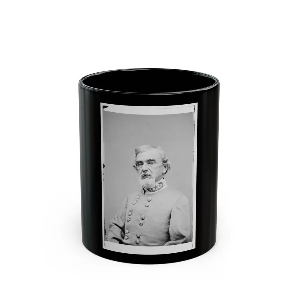 Portrait Of Maj. Gen. Benjamin Huger, Officer Of The Confederate Army (U.S. Civil War) Black Coffee Mug-11oz-Go Mug Yourself