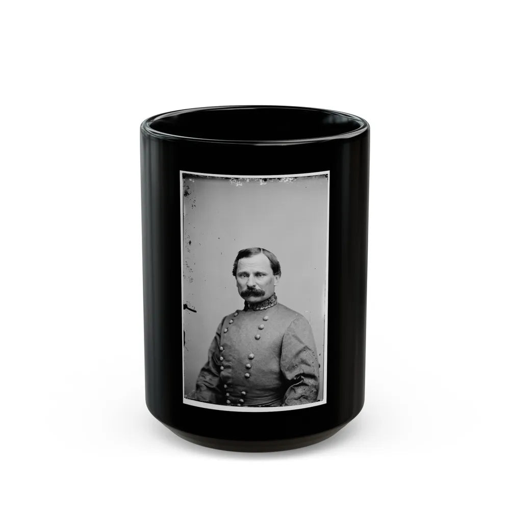 Portrait Of Maj. Gen. Cadmus M. Wilcox, Officer Of The Confederate Army (U.S. Civil War) Black Coffee Mug-15oz-Go Mug Yourself