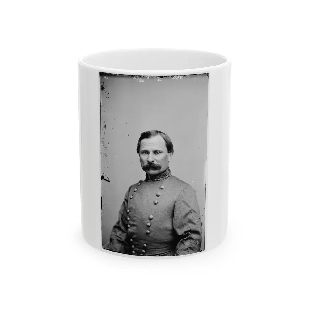 Portrait Of Maj. Gen. Cadmus M. Wilcox, Officer Of The Confederate Army (U.S. Civil War) White Coffee Mug-11oz-Go Mug Yourself