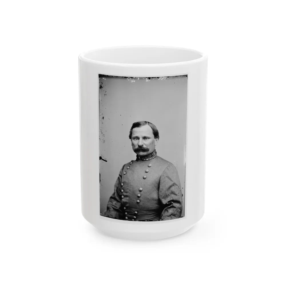 Portrait Of Maj. Gen. Cadmus M. Wilcox, Officer Of The Confederate Army (U.S. Civil War) White Coffee Mug-15oz-Go Mug Yourself