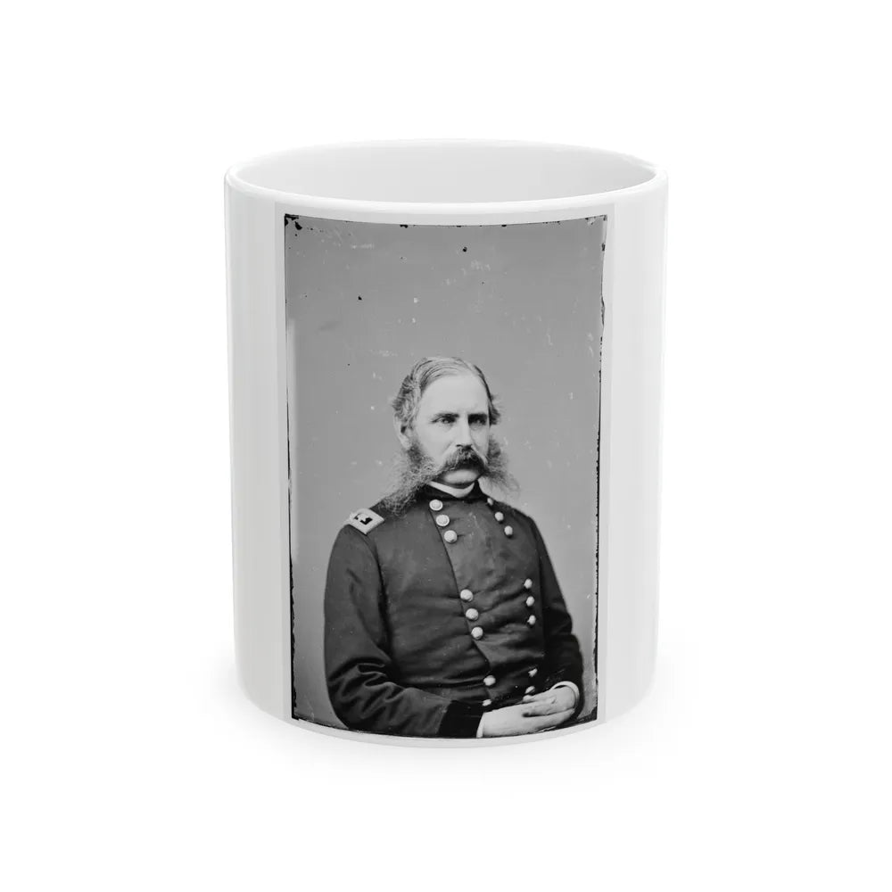 Portrait Of Maj. Gen. Christopher C. Augur, Officer Of The Federal Army (U.S. Civil War) White Coffee Mug-11oz-Go Mug Yourself