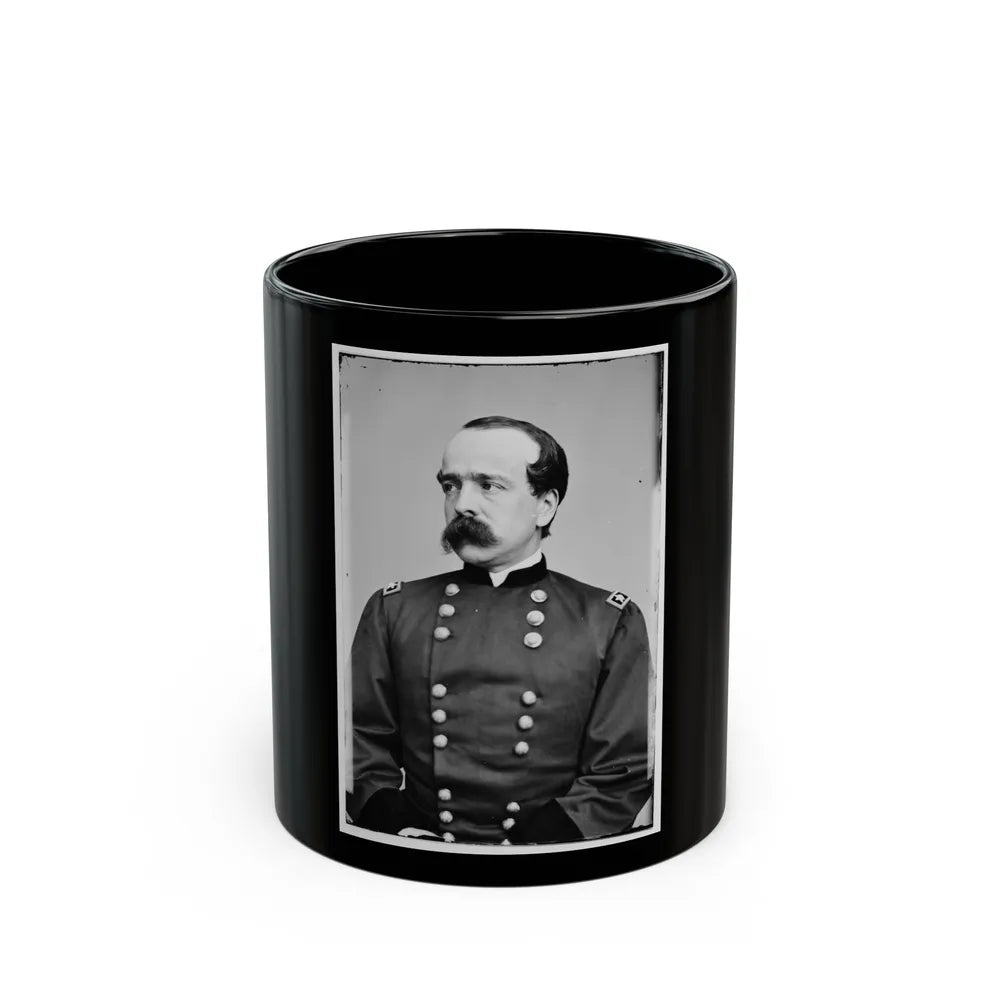 Portrait Of Maj. Gen. Daniel Butterfield, Officer Of The Federal Army (U.S. Civil War) Black Coffee Mug-11oz-Go Mug Yourself