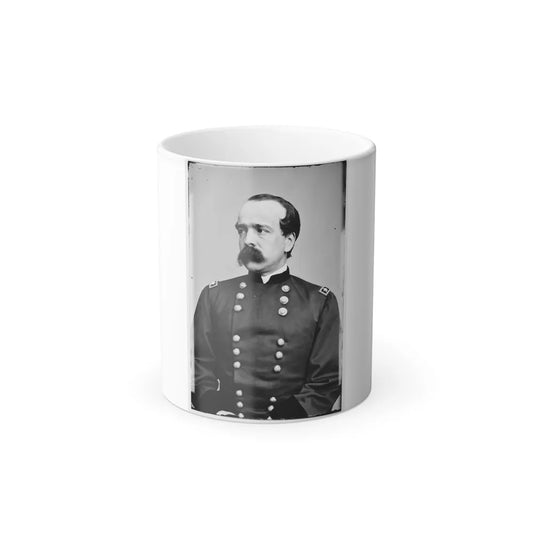 Portrait of Maj. Gen. Daniel Butterfield, Officer of the Federal Army (U.S. Civil War) Color Changing Coffee Mug 11oz-11oz-Go Mug Yourself