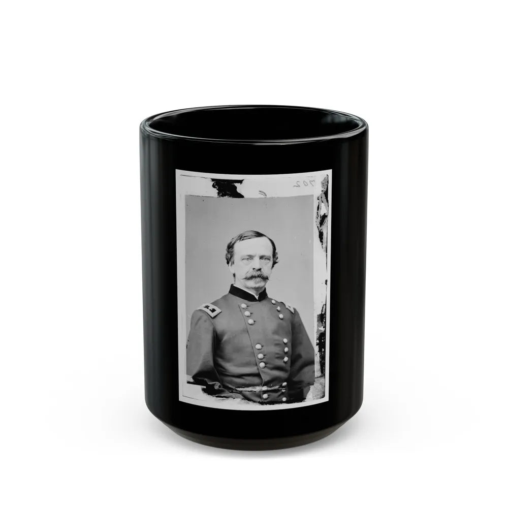 Portrait Of Maj. Gen. Daniel E. Sickles, Officer Of The Federal Army (U.S. Civil War) Black Coffee Mug-15oz-Go Mug Yourself