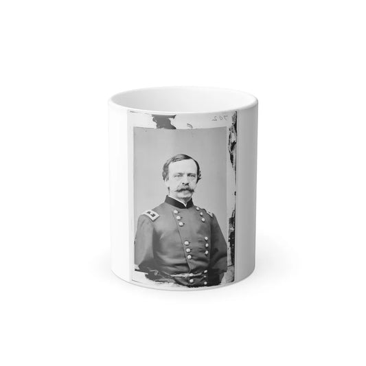 Portrait of Maj. Gen. Daniel E. Sickles, Officer of the Federal Army (U.S. Civil War) Color Changing Coffee Mug 11oz-11oz-Go Mug Yourself