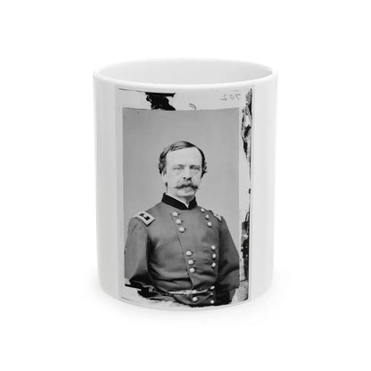 Portrait Of Maj. Gen. Daniel E. Sickles, Officer Of The Federal Army (U.S. Civil War) White Coffee Mug-11oz-Go Mug Yourself