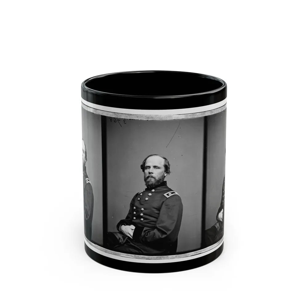 Portrait Of Maj. Gen. Darius Nash Couch, Officer Of The Federal Army (U.S. Civil War) Black Coffee Mug-11oz-Go Mug Yourself