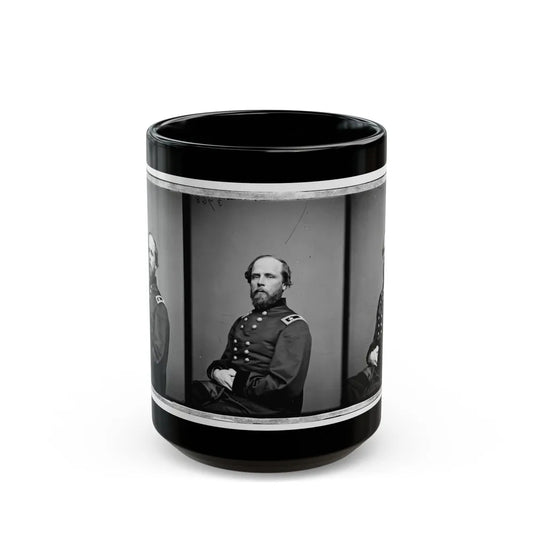 Portrait Of Maj. Gen. Darius Nash Couch, Officer Of The Federal Army (U.S. Civil War) Black Coffee Mug-15oz-Go Mug Yourself