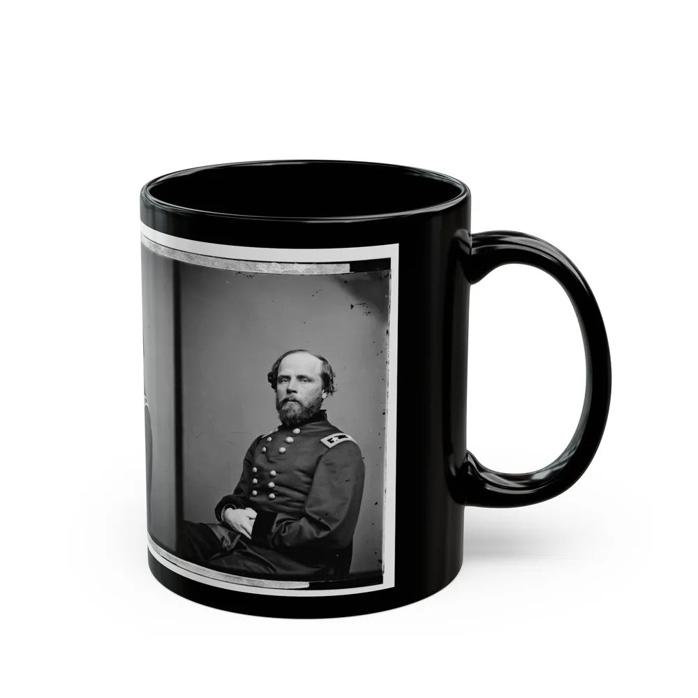 Portrait Of Maj. Gen. Darius Nash Couch, Officer Of The Federal Army (U.S. Civil War) Black Coffee Mug-Go Mug Yourself