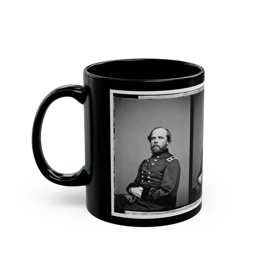 Portrait Of Maj. Gen. Darius Nash Couch, Officer Of The Federal Army (U.S. Civil War) Black Coffee Mug-Go Mug Yourself