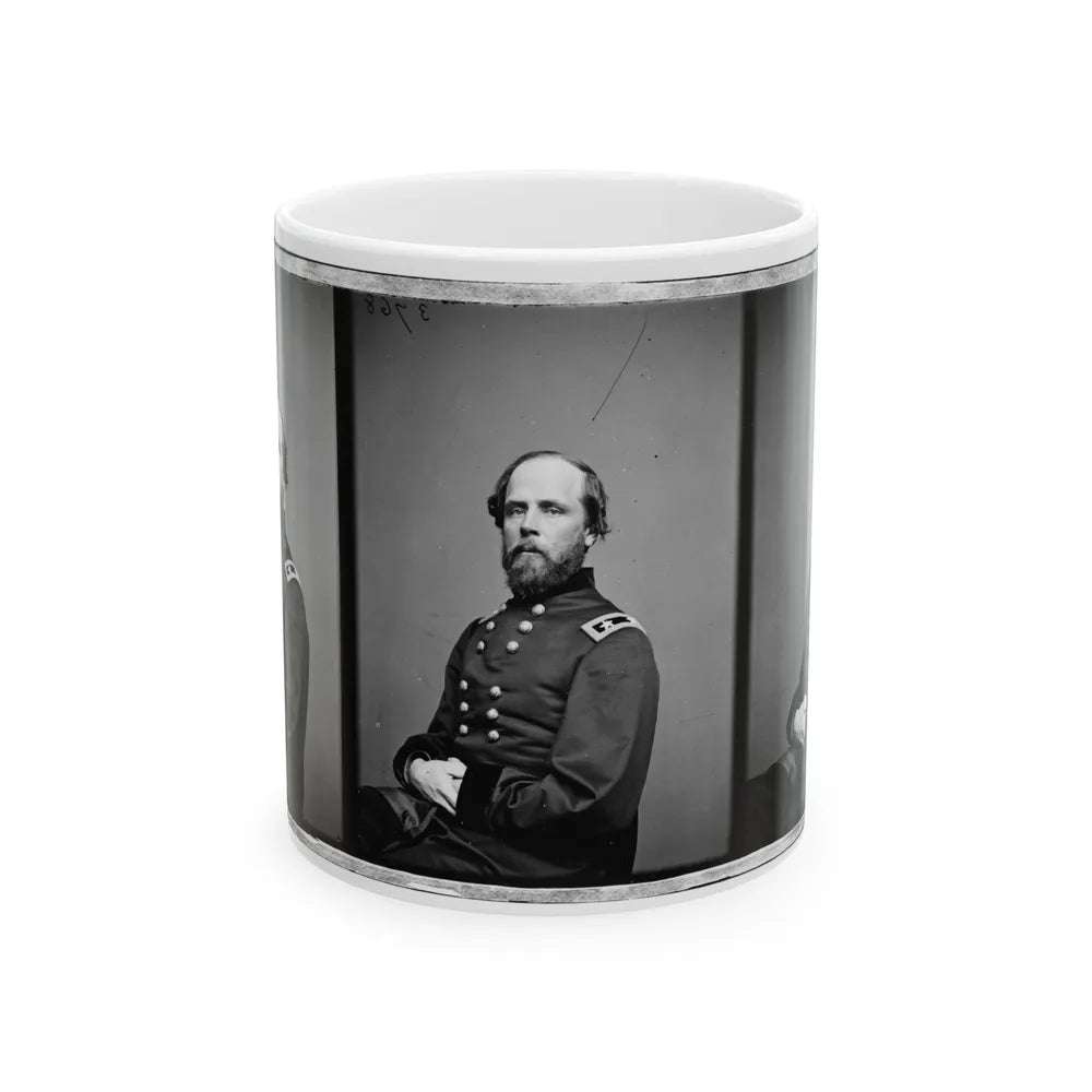 Portrait Of Maj. Gen. Darius Nash Couch, Officer Of The Federal Army (U.S. Civil War) White Coffee Mug-11oz-Go Mug Yourself