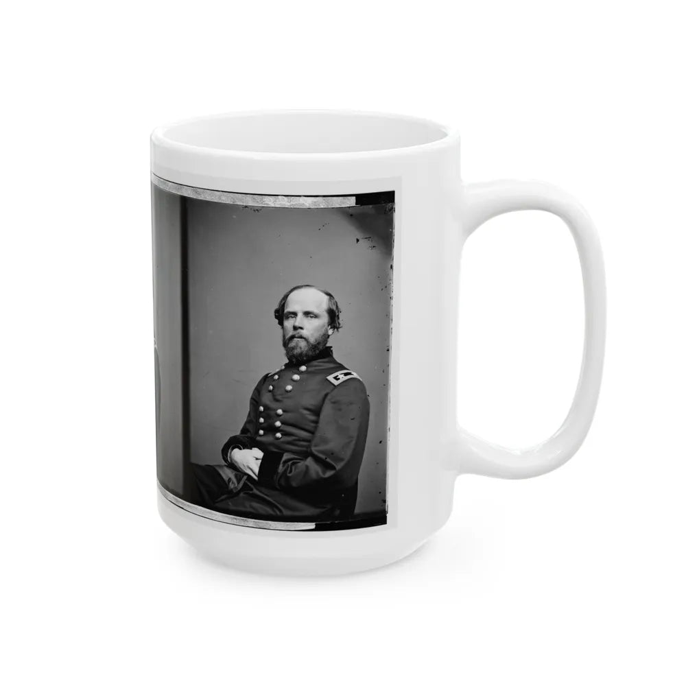 Portrait Of Maj. Gen. Darius Nash Couch, Officer Of The Federal Army (U.S. Civil War) White Coffee Mug-Go Mug Yourself