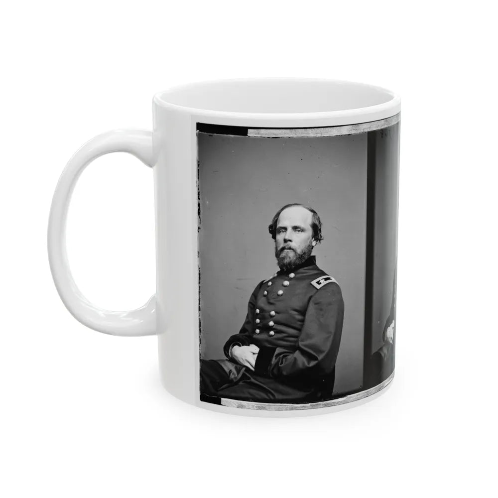 Portrait Of Maj. Gen. Darius Nash Couch, Officer Of The Federal Army (U.S. Civil War) White Coffee Mug-Go Mug Yourself