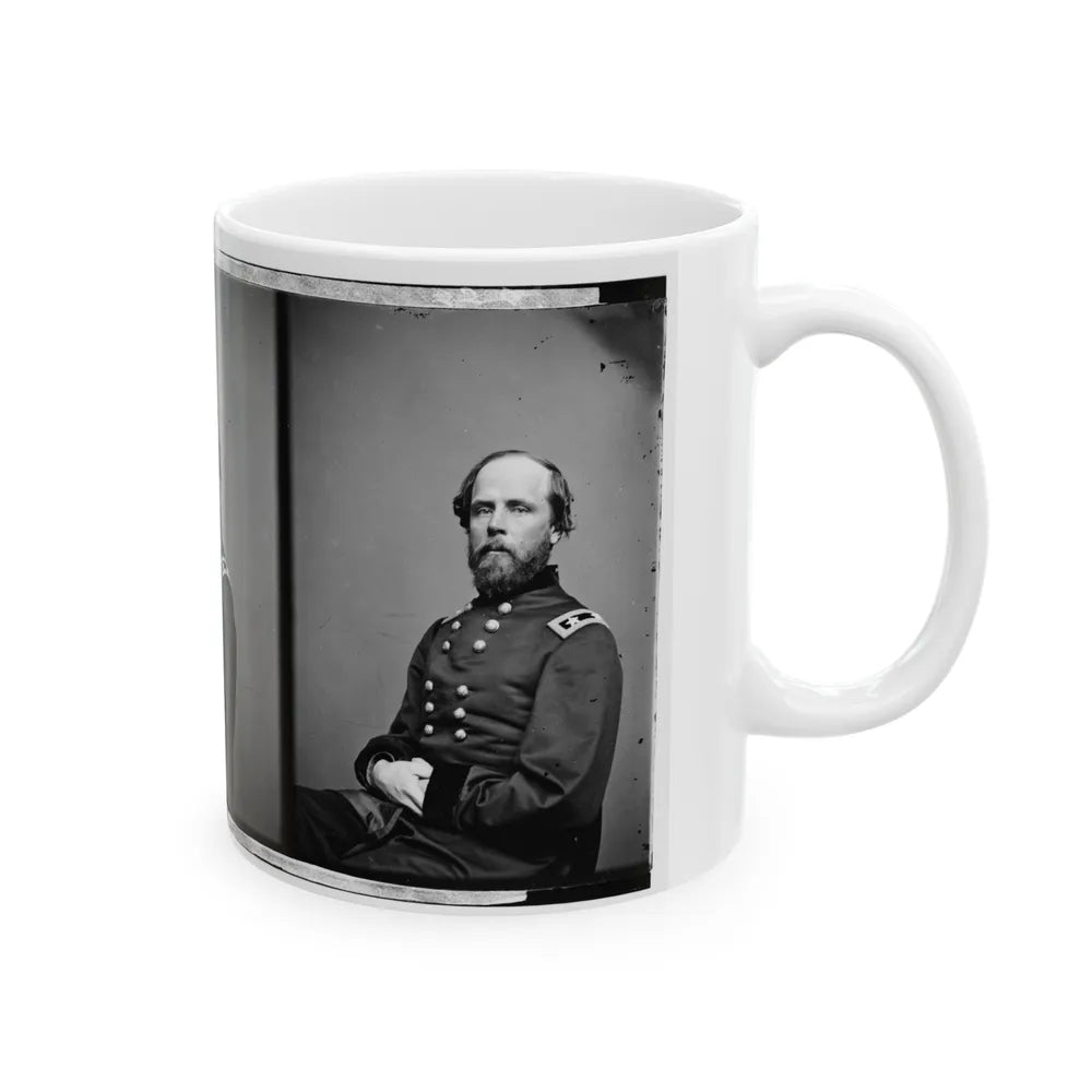 Portrait Of Maj. Gen. Darius Nash Couch, Officer Of The Federal Army (U.S. Civil War) White Coffee Mug-Go Mug Yourself