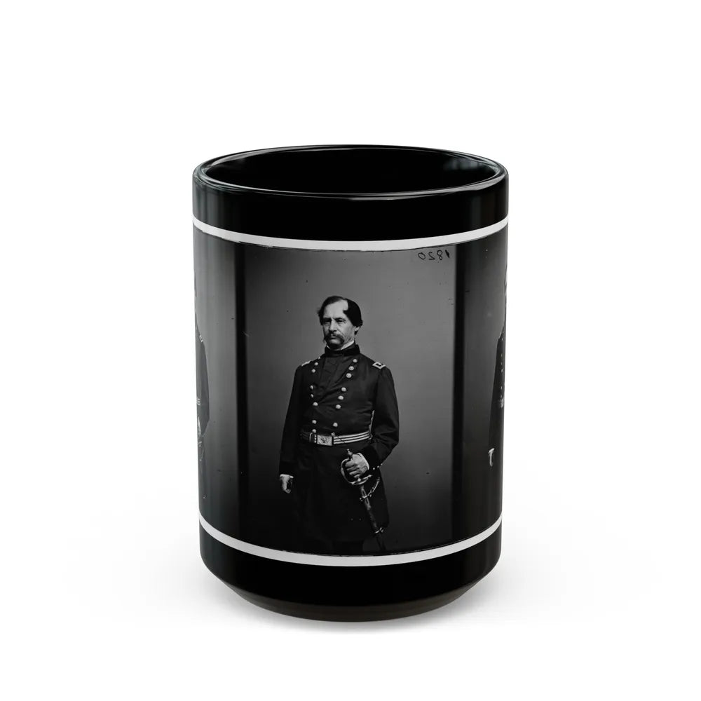 Portrait Of Maj. Gen. David Hunter, Officer Of The Federal Army (U.S. Civil War) Black Coffee Mug-15oz-Go Mug Yourself