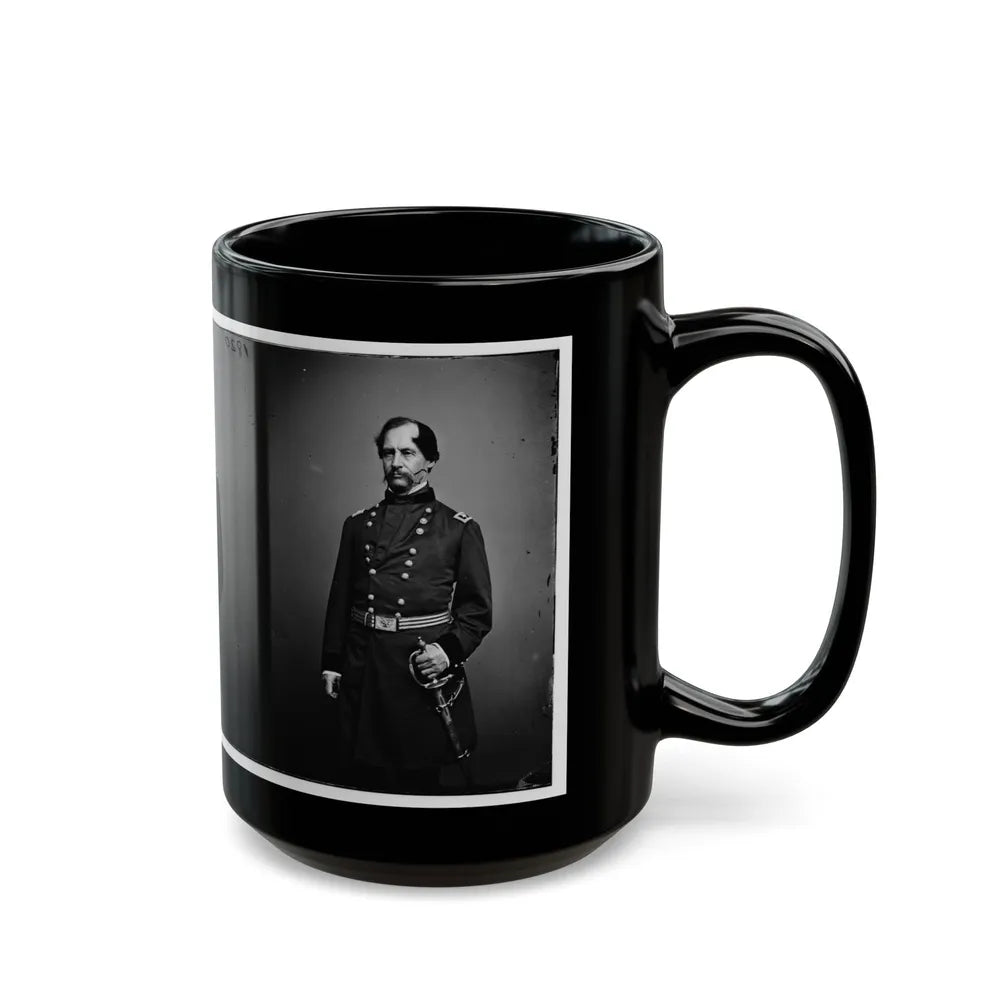 Portrait Of Maj. Gen. David Hunter, Officer Of The Federal Army (U.S. Civil War) Black Coffee Mug-Go Mug Yourself