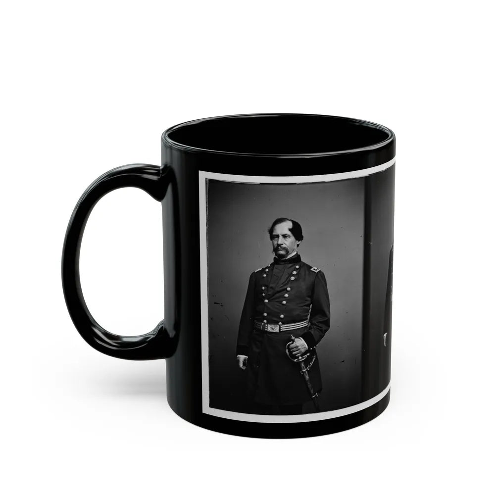 Portrait Of Maj. Gen. David Hunter, Officer Of The Federal Army (U.S. Civil War) Black Coffee Mug-Go Mug Yourself