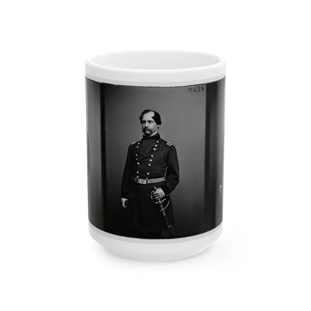 Portrait Of Maj. Gen. David Hunter, Officer Of The Federal Army (U.S. Civil War) White Coffee Mug-15oz-Go Mug Yourself