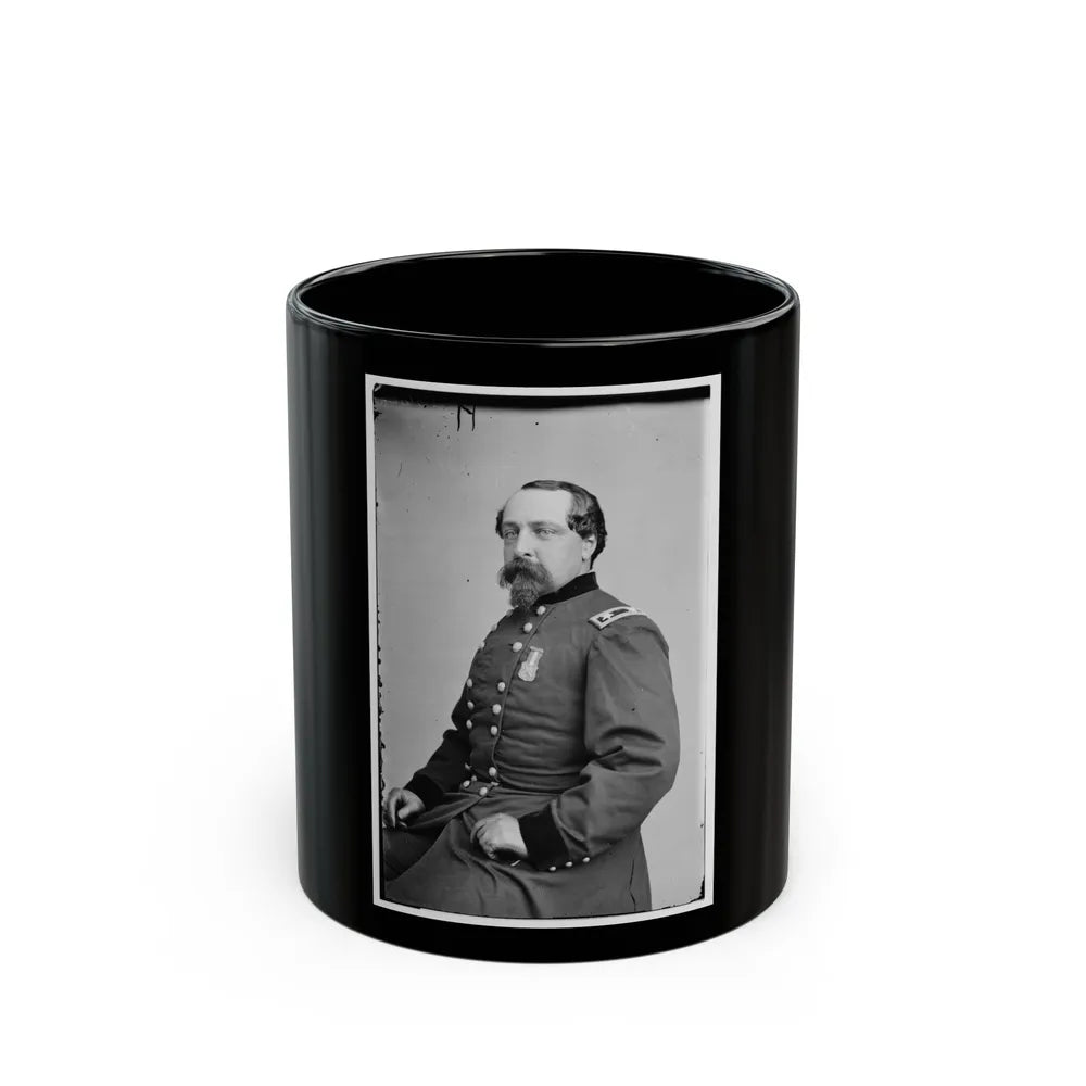 Portrait Of Maj. Gen. Edward Ferrero, Officer Of The Federal Army (U.S. Civil War) Black Coffee Mug-11oz-Go Mug Yourself