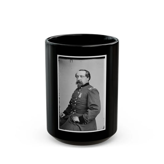 Portrait Of Maj. Gen. Edward Ferrero, Officer Of The Federal Army (U.S. Civil War) Black Coffee Mug-15oz-Go Mug Yourself