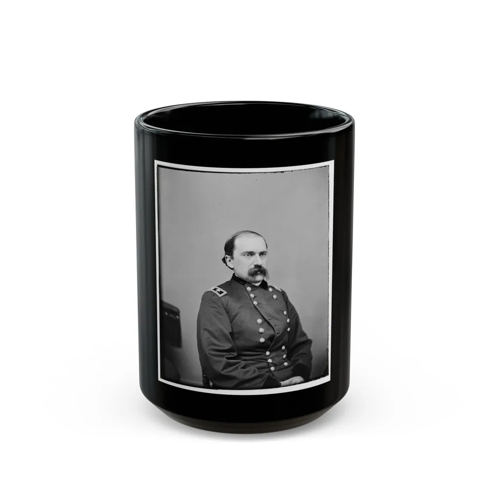 Portrait Of Maj. Gen. Edward M. Mccook, Officer Of The Federal Army (U.S. Civil War) Black Coffee Mug-15oz-Go Mug Yourself