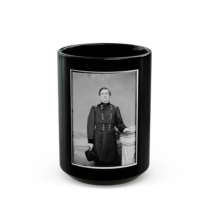 Portrait Of Maj. Gen. Edward R. S. Canby, Officer Of The Federal Army (U.S. Civil War) Black Coffee Mug-15oz-Go Mug Yourself