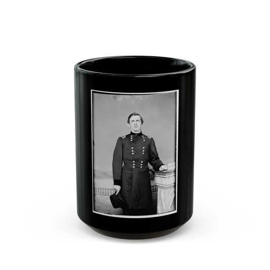 Portrait Of Maj. Gen. Edward R. S. Canby, Officer Of The Federal Army (U.S. Civil War) Black Coffee Mug-15oz-Go Mug Yourself